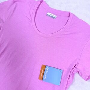 Columbia Omni Shade Sun Protection Tee Shirt‎ Top, Women's Size S/P, Pink